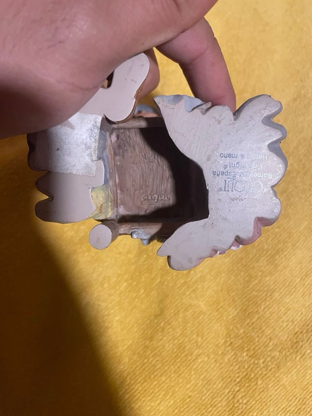 Figura niña Cuqui artesanal a mano años 80