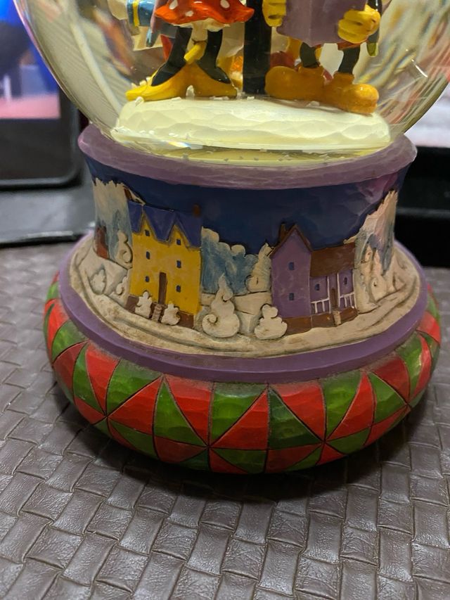 Bola Navidad Disney Mickey Minnie Luz Música