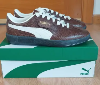 Zapatillas Puma Marrones y Blancas. Nuevas