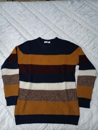 Jersey Bershka rayas caballero