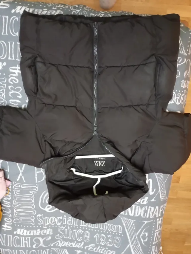 Cazadora niña azul y roja