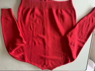 Chaqueta de algodón roja