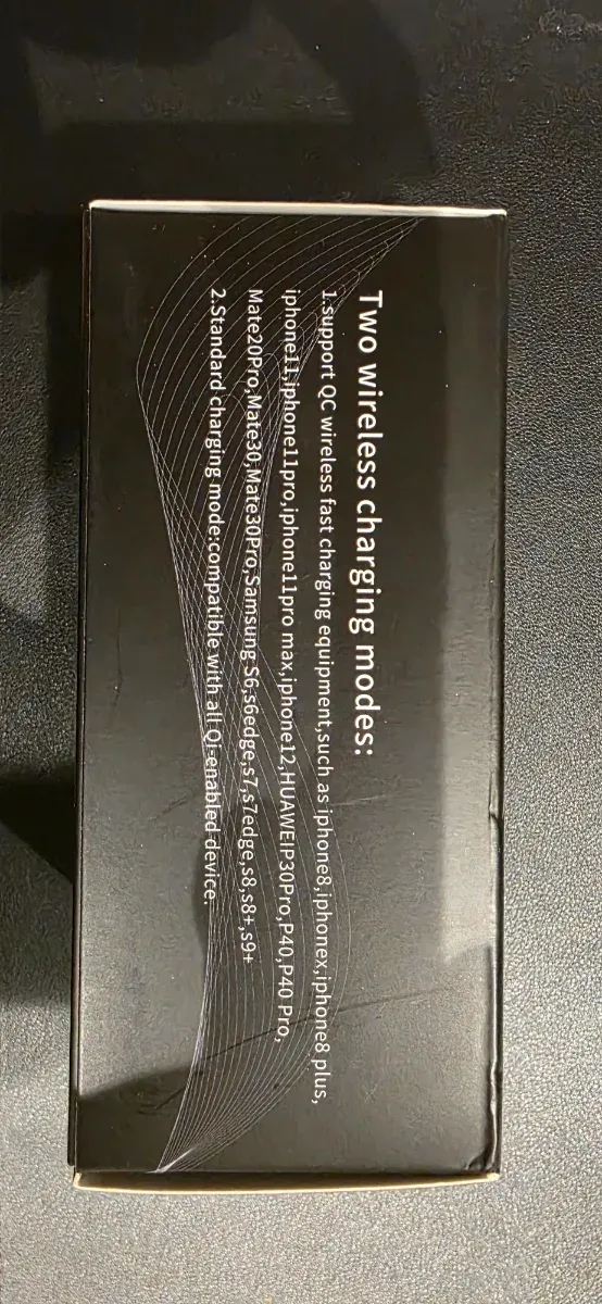 Cargador Inalámbrico CHRONUS Negro