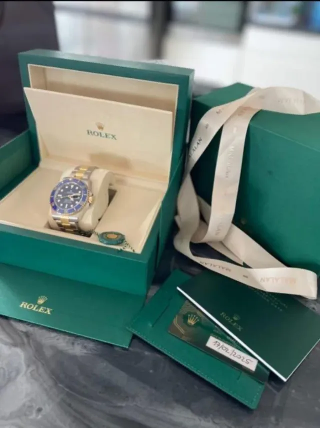 Rolex Submariner Azul y Oro