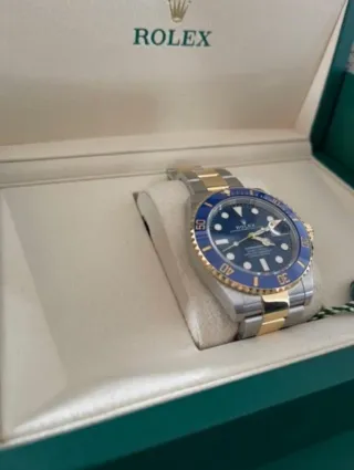 Rolex Submariner Azul y Oro