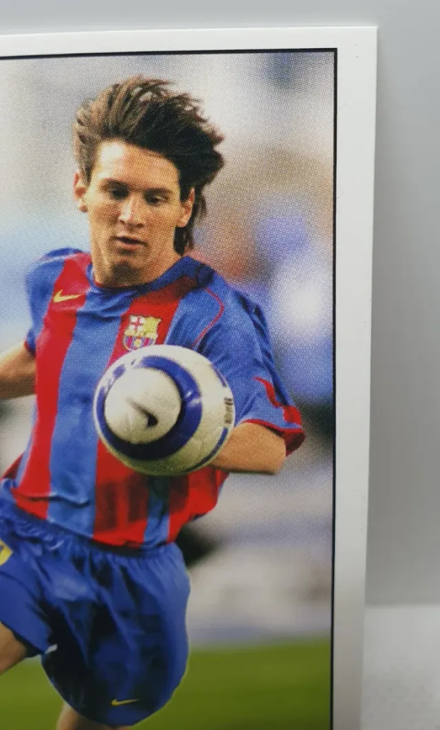 CROMO DE FUTBOL MESSI LAS FICHAS DE LA LIGA 2005