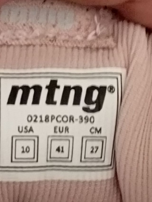 Botines MTNG Mujer Talla 41 Rosa