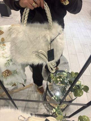 Borsa eco pelliccia Coveri Collection