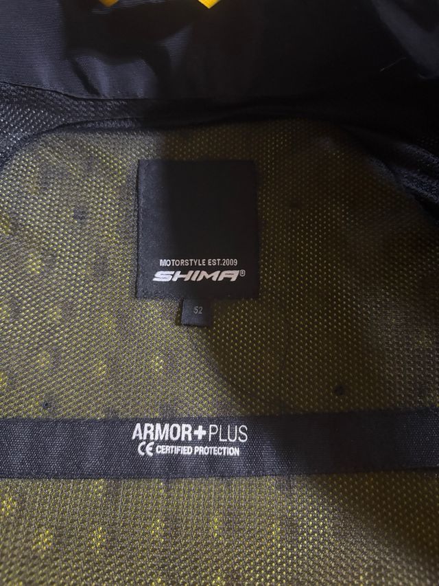 Chaqueta moto Cuero Shima Talla 52