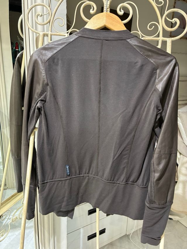 Chaqueta Armani Piel Marrón