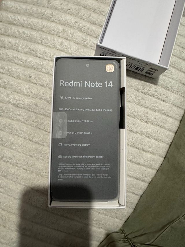 Xiaomi Redmi Note 14 Negro