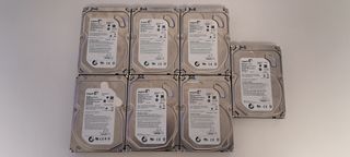 Lote 7 Discos Duros Seagate Barracuda 2TB