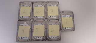 Lote 7 Discos Duros Seagate Barracuda 2TB
