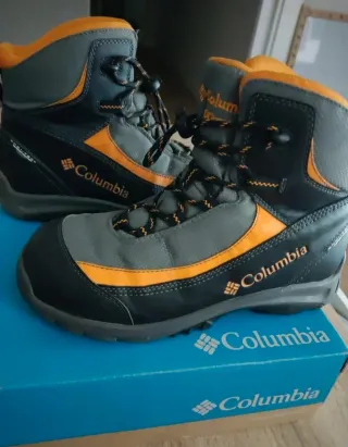 Botas Columbia Talla 38 Negro/Naranja