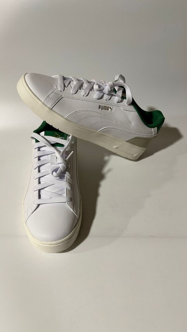 Puma Court Classico White/Green - Size 42