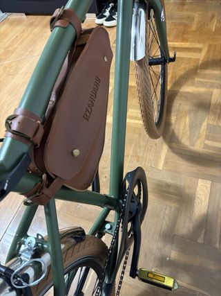 Bicicleta estilo vintage verde