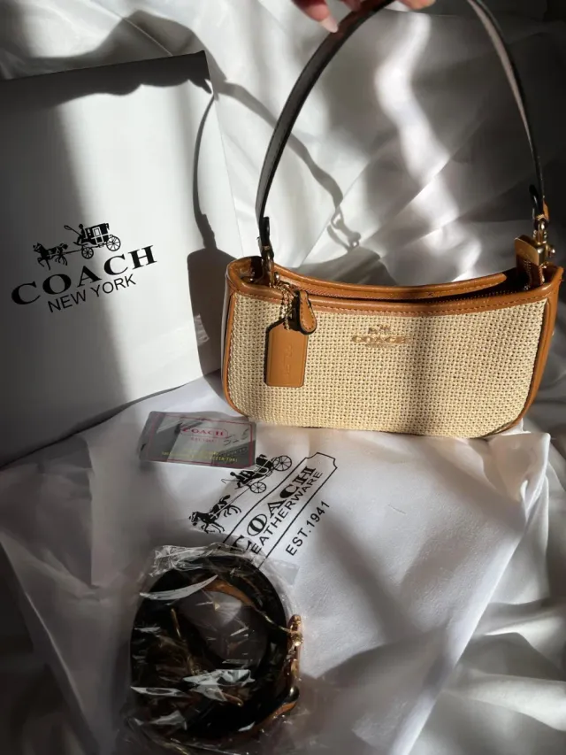 Bolso Coach Beige y Marrón