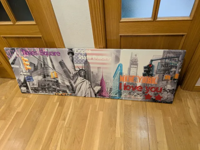 Pack 2 Cuadros Urbanos Grandes: Nueva York + Canal