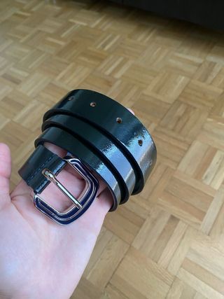 Cintura vernice verde Armani Jeans