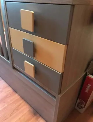 Cuna convertible a cama infantil