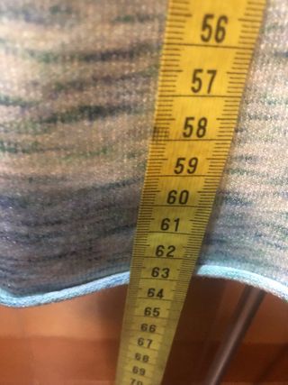 Jersey fino jaspeado azul y verde Talla L-XL