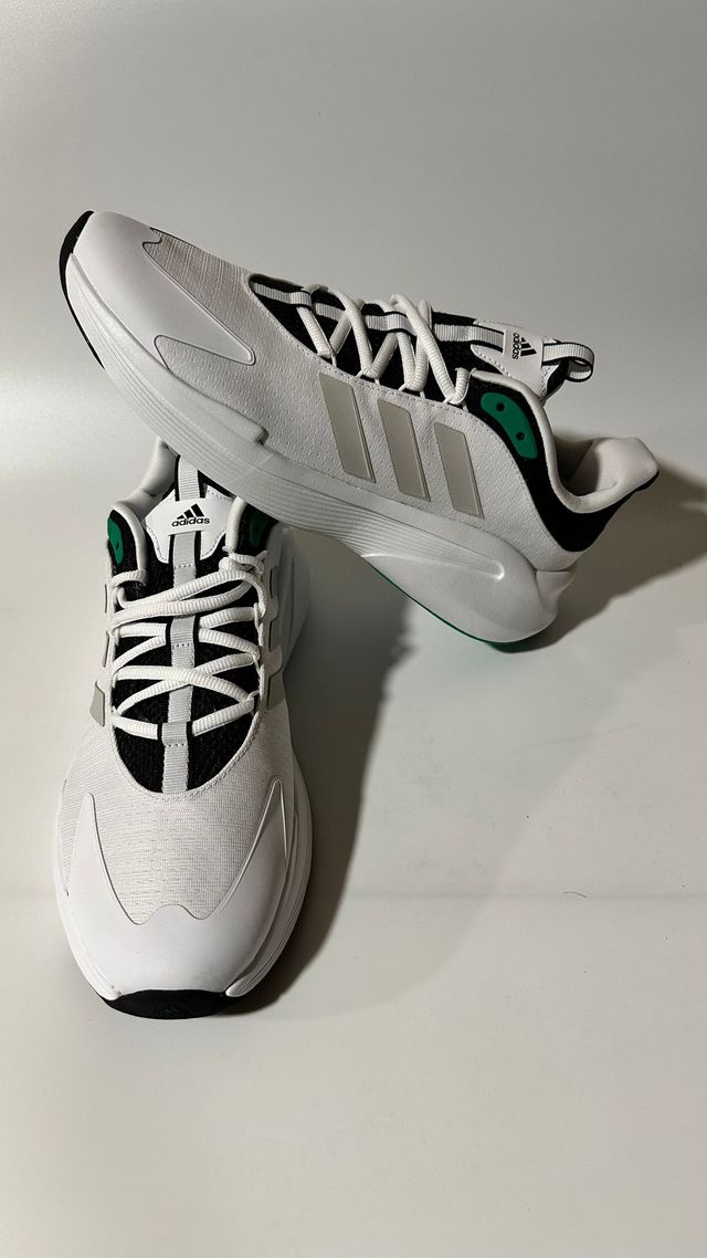 Adidas Alphaedge White/Grey - Size 44