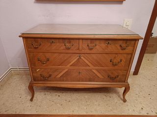 Dormitorio Matrimonio Vintage Clásico Madera