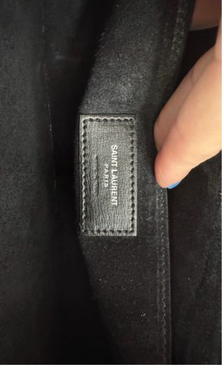 Borsa a mano Yves Saint Laurent nera