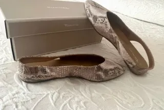 Bailarinas Tamaris Piel Beige/Gris