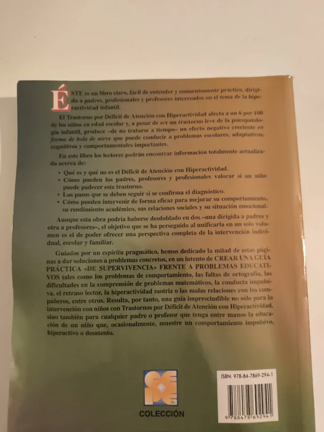 Déficit de Atención con Hiperactividad. Manual ...
