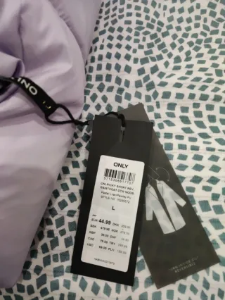 Chaleco Only Talla L Morado