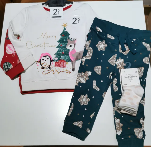 Lote Ropa Niña 9-12 Meses Navidad