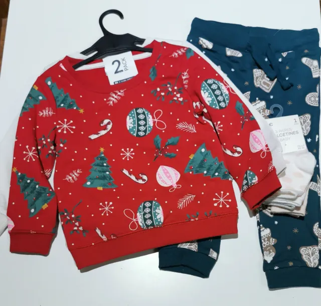 Lote Ropa Niña 9-12 Meses Navidad