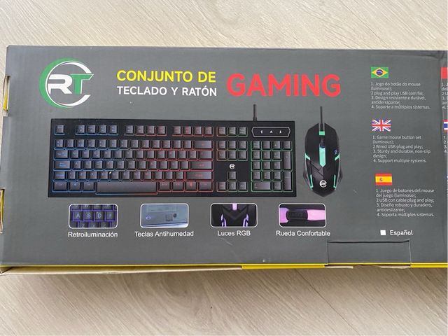 TECLADO Y RATÒN GAMING RETROILUMINADO
