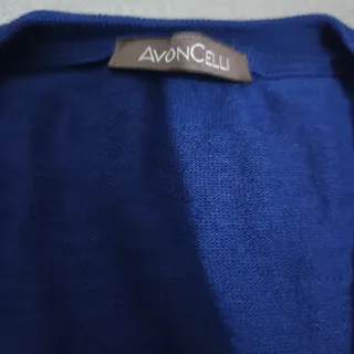 Maglione Uomo Scollo a V Blu