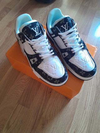 Zapatos Louis Vuitton Negros y Blancos