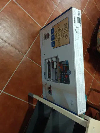 Banco trabajo madera para niños completo.nuevo.caj