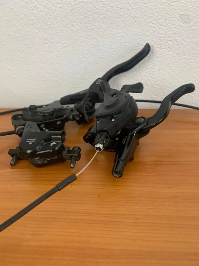 Frenos Shimano M410 + Mando Cambio + pinzas