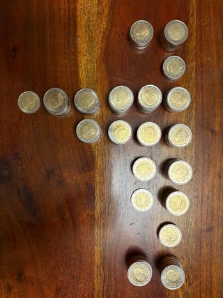 Lote 206 Monedas 2€ España (de año)