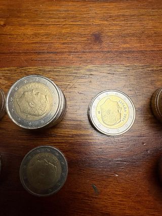 Lote 206 Monedas 2€ España (de año)