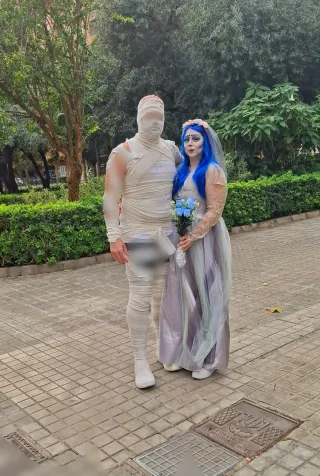 Disfraz Novia Cadáver Talla Única