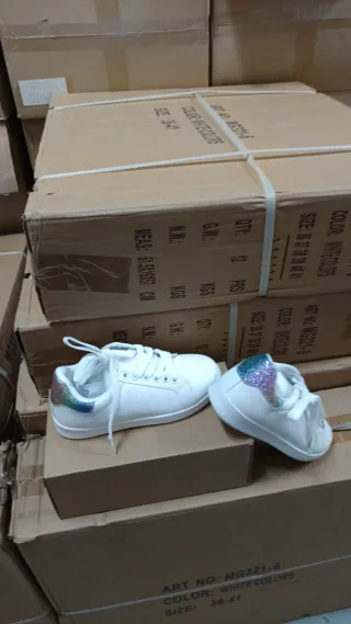 Zapatos Kalasty Blanco, Azul, Rojo, Blanco