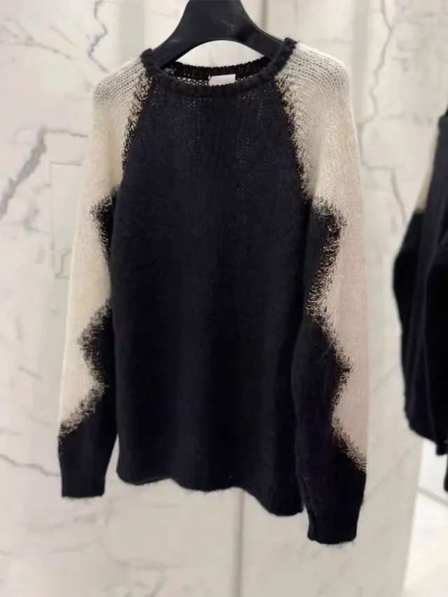 Jersey negro y blanco