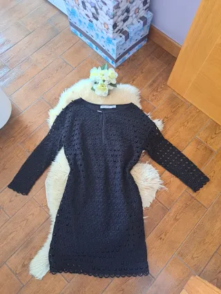 Vestido Pedro del Hierro Negro. Oferta hoy 20€