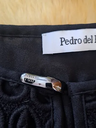 Vestido Pedro del Hierro Negro. Oferta hoy 20€