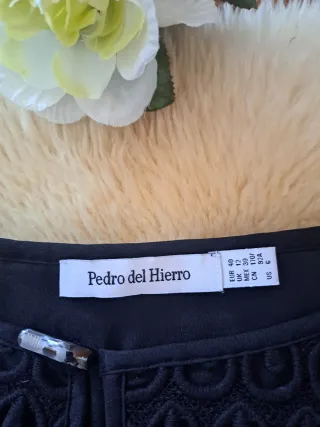 Vestido Pedro del Hierro Negro. Oferta hoy 20€