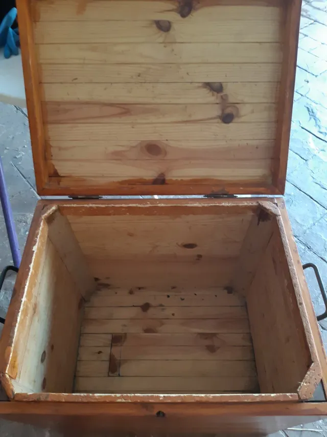 Grande baule in legno