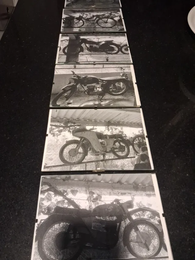 Mini cuadros de motos antiguas