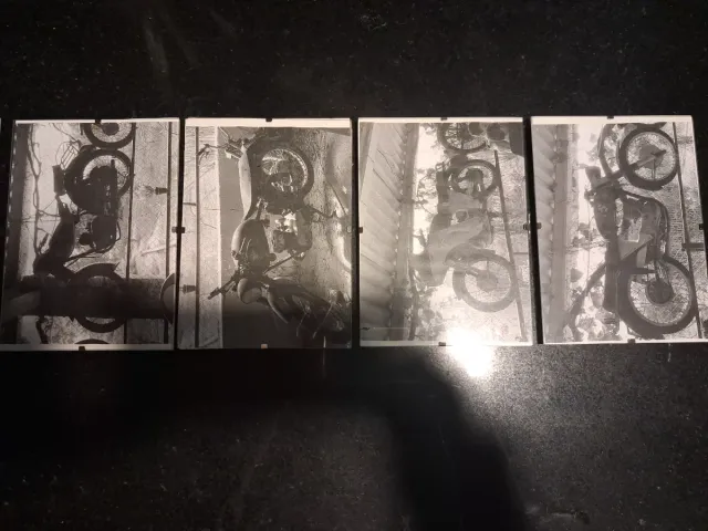 Mini cuadros de motos antiguas