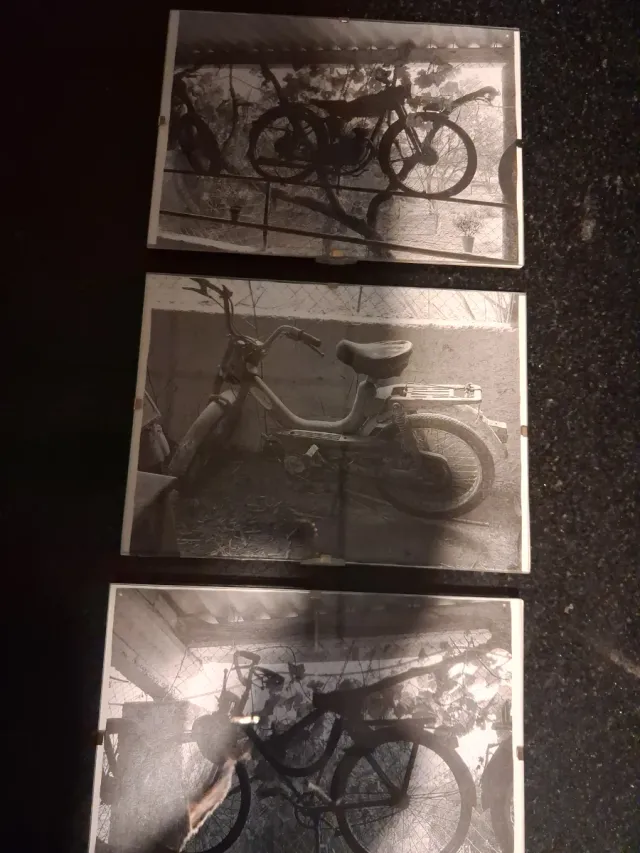 Mini cuadros de motos antiguas